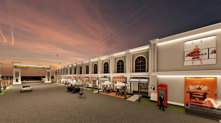 Grand industrial city